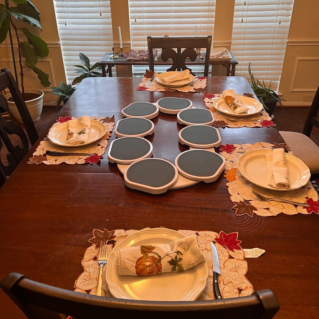 Bandeja Giratória para Mesa de Jantar 8 em 1