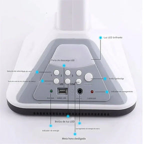Ventilador de Pedestal de 16 Polegadas com Energia Solar, Velocidade Ajustável e Funcionamento Silencioso