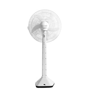 Ventilador de Pedestal de 16 Polegadas com Energia Solar, Velocidade Ajustável e Funcionamento Silencioso